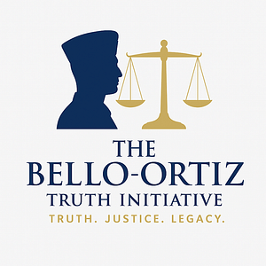 Support the Bello Ortiz Truth Initiative | Justice for Alexander Bello-Ortiz | Seeking Truth and Justice The Bello–Ortiz Truth Initiative logo symbolizing truth, justice, and advocacy for families seeking justice in misclassified death investigations.